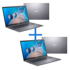 Notebook ASUS X515JF-EJ153T Cinza + Notebook ASUS M515DA-EJ533T Cinza Escuro | R$5849