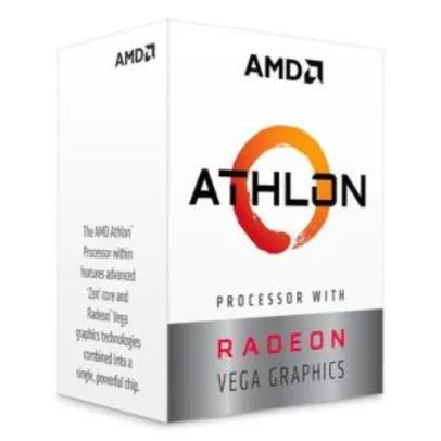 Saindo por R$ 219: Processador AMD Athlon 200GE, Cache 5MB, 3.2GHz, AM4 - YD200GC6FBBOX | Pelando