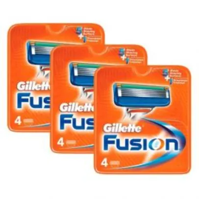 12 Cargas Gillette Fusion - R$ 90