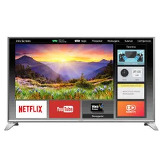 Smart TV LED 49" Panasonic TC-49ES630B Full HD 3 HDMI 2 USB Prata - R$1999