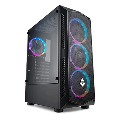 Gabinete Gamer Mancer AeroStorm - com 4 Fans RGB