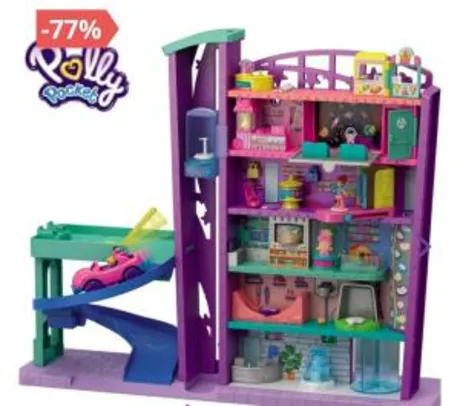 Playset e Mini Boneca - Polly Pocket - Pollyville - Mega Shopping - Mattel