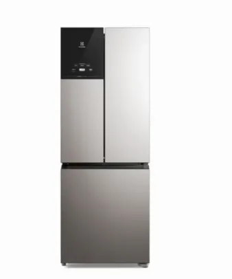 Geladeira Electrolux Frost Free Inverter 480L Efficient AutoSense 3 Portas Inox Look (IM7S)