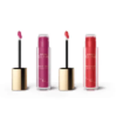 Combo Batom Glam Matte Blur: Magenta Instigante 55ml + Vermelho Fornalha 55ml