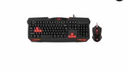 Combo Gamer Teclado e Mouse Redragon Vajra e Centrophorus, 3200 DPI, S101-2