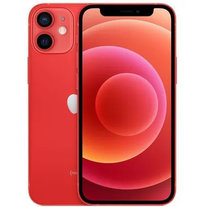 [Ame SC 2.959] iPhone 12 Mini Apple (64GB) (PRODUCT)RED tela 5,4 Câmera dupla 12MP iOS