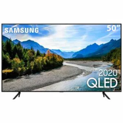 Smart TV 4K Samsung QLED 50" UHD 50Q60T | R$2.499