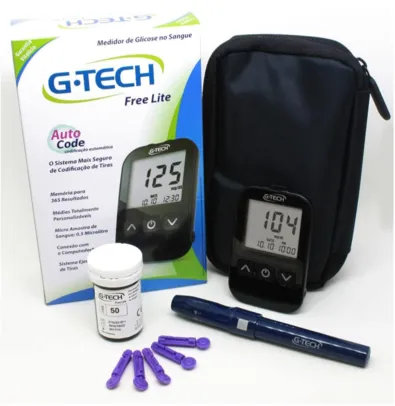 [Prime] Medidor de Glicose G-Tech Free Lite, G-Tech | R$44,95