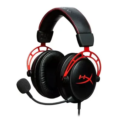 Headset Gamer HyperX Cloud Alpha Preto/Vermelho, HX-HSCA-RD/AM