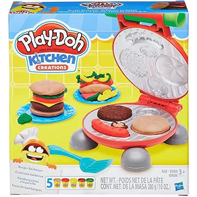 Play-Doh Conjunto De Massinha Festa Do Hamburguer 5 Potes Multicor