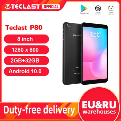 Tablet Teclast P80 com 8" 32GB/2GB