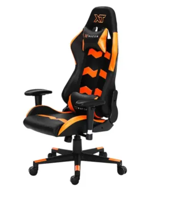 Cadeira Gamer XT Racer Reclinável Preta e Laranja