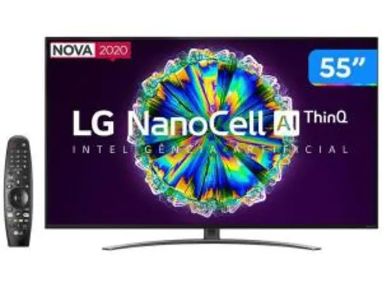 Smart TV 4K NanoCell IPS 55” LG 55NANO86SNA - R$3609