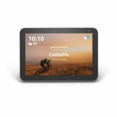 [À Vista] Echo Show 8 Amazon Smart Speaker Preta Alexa em Portugues com Tela de 8" | R$629