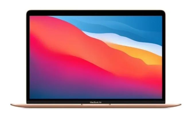 [APP] MacBook Air 13" Apple M1 (8GB 256GB SSD) Dourado | R$7157