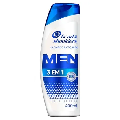 [R$16 REC&+por-] Head & shoulders Shampoo Head & Shoulders Men 3Em1 400Ml