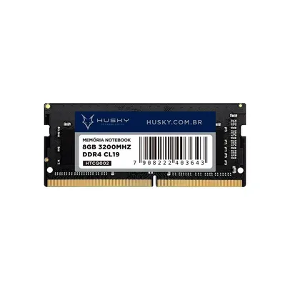 Memória Ram Husky Technologies, 8GB, 3200MHz, DDR4, CL19, para Notebook - HTCQ002