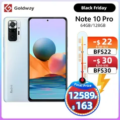 Smartphone Xiaomi Redmi Note 10 Pro 8/256GB Versão Global