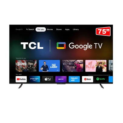 Smart Tv 75 Polegadas TCL 75P735 Google Tv UHD 4K