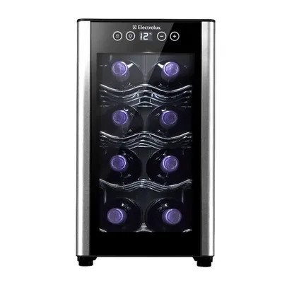 [AME R$ 209] Adega De Vinhos Electrolux 8 Garrafas ACB08 Com Acabamento Em Alumínio Escovado