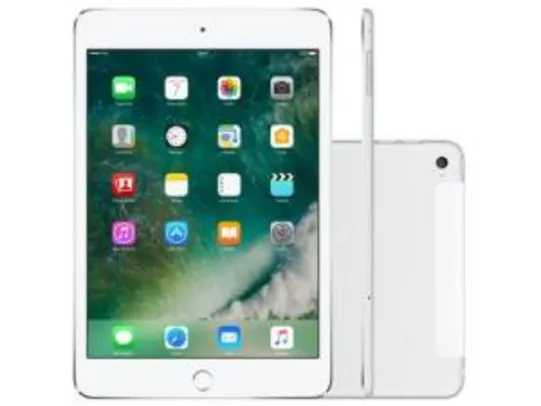 [Usuários selecionados] Apple iPad mini 4 (128GB, 4G, Prata)