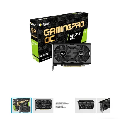 Placa de Vídeo Palit NVIDIA GeForce GTX 1650 GP OC, 4GB, GDDR6, 128bit, NE61650S1BG1-1175A