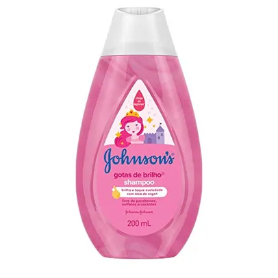 Shampoo Gotas de Brilho, Johnson's Baby, Rosa, 200 ml | R$9