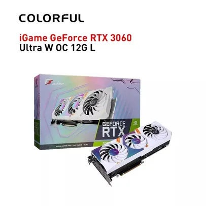 Placa de vídeo RTX 3060 12GB Colorful Ultra - Nova