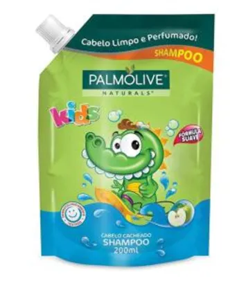 Shampoo Palmolive Naturals Kids Cabelo Cacheado 200Ml Refil