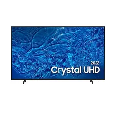 Samsung Smart TV Crystal UHD 4K 43BU8000 2022, Design slim, Tela sem Limites 43