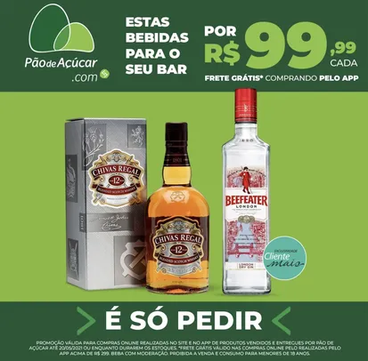 [APP] Whisky Chivas 12 Anos 1 Litro R$100