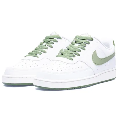 Tênis Nike Court Vision Low - Branco e Verde Masculino (Tamanho 38 ao 44)