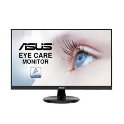 Monitor Gamer Asus Eye Care 23,8 Pol, Widescreen, Full HD, 75Hz, HDMI, IPS, VA24EHE