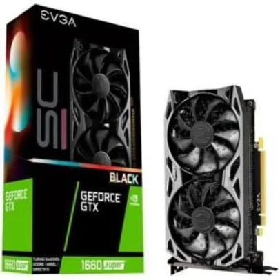 (APP) Placa de Vídeo EVGA NVIDIA GeForce GTX 1660 Super SC Ultra Black Gaming, 6GB, GGDR6