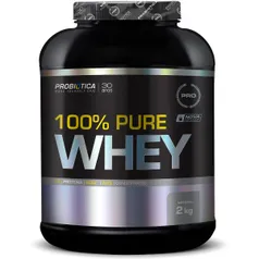 100% PURE WHEY 2KG - PROBIÓTICA - R$ 167,11