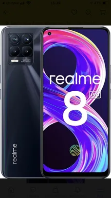 Realme 8 Pro 8gb 128gb preto versão global | R$2148