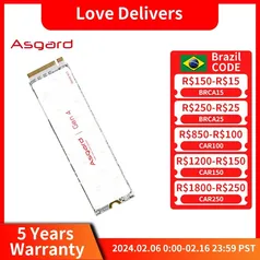 Asgard M2 SSD GEN4 M.2 2280 Pcle 4.0 X4 NVMe, 1TB