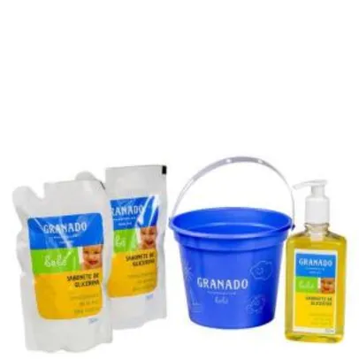 Kit Granado Bebê Baldinho de Verão (3 Produtos + Baldinho) - R$26,01