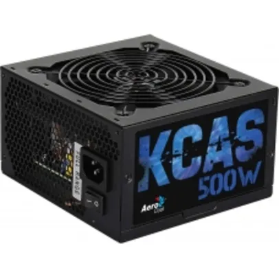 Fonte Aerocool KCAS 500W, 80 Plus Bronze, PFC Ativo, 59765