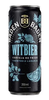 Cerveja Baden Witbier Lata 350ml | Mín 10 unid | R$3,18 cada