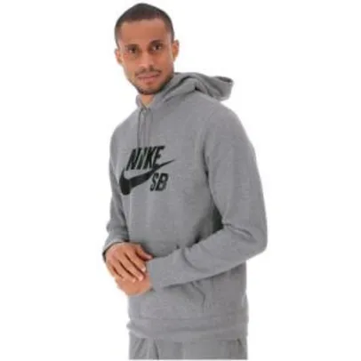 Blusão de Moletom com Capuz Nike SB Icon Hoodie PO Essential R$127