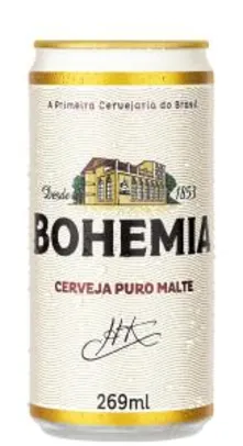 Cerveja Bohemia Puro Malte 269ml | R$1,66 + frete gratis