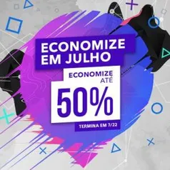 Até 50% OFF em games na Playstation Store