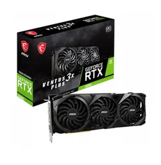 Placa de Vídeo MSI GeForce RTX 3080 VENTUS 3X PLUS 10G OC, LHR, 10GB, GDDR6X, DLSS, Ray Tracing, 912