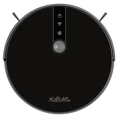 Robô Aspirador de Pó KaBuM! Smart 500, Preto - Recarregamento Automático