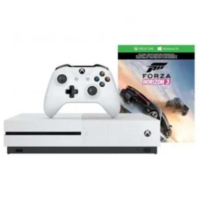 Xbox One S 500GB + Jogo Forza Horizon 3