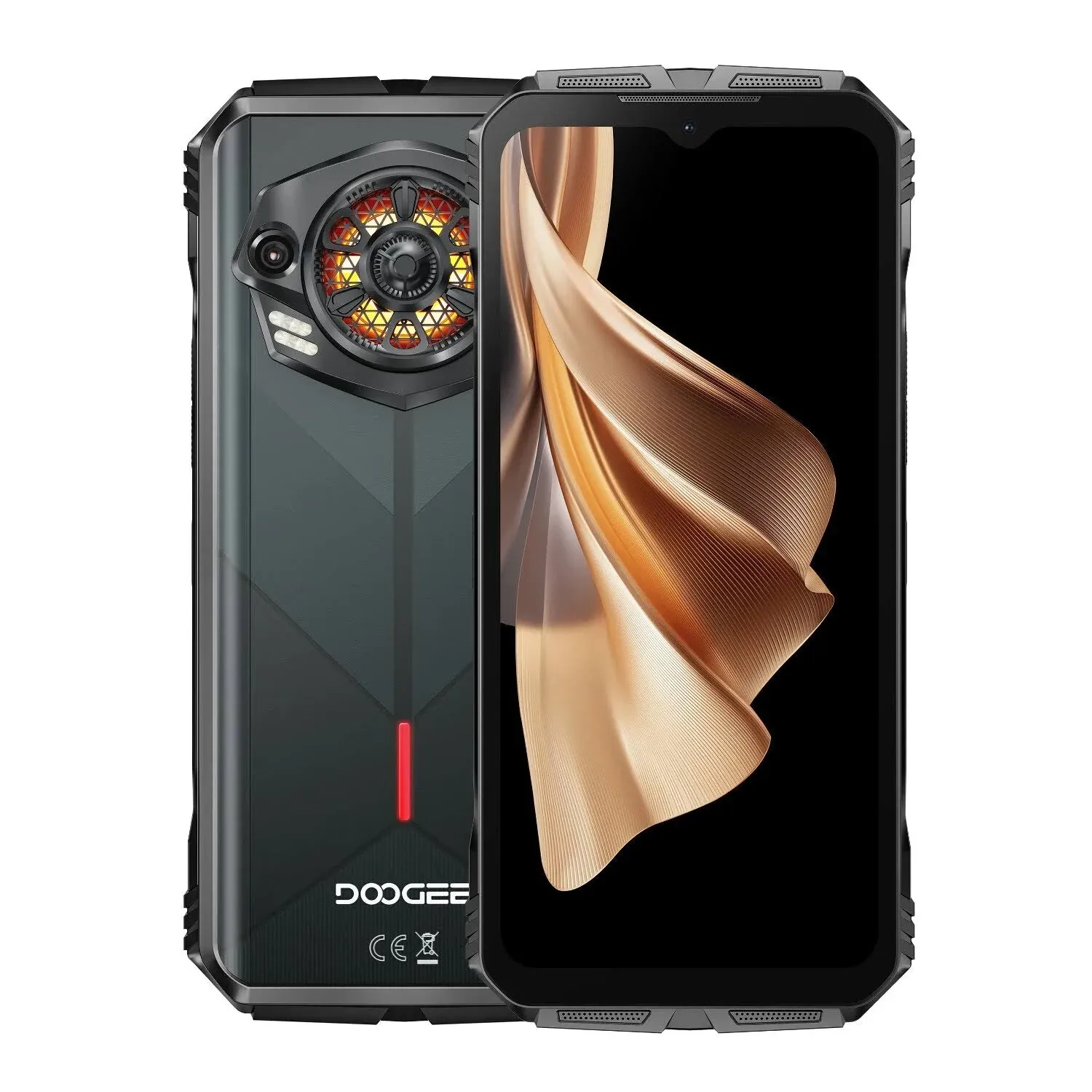 Imagem do produto Doogee Doogee S Punk 16GB 256gb Efeito De Luz Led Grande Alto-falante 50MP 6.58 Polegadas 10800mah Carga Rápida De 33w Android 14 NFC Spreadtrum T606