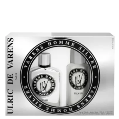 [Época Cósmeticos] Kit Homme Silver Eau de Toilette Ulric de Varens: Perfume 100ml + Desodorante 150ml por R$72