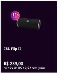 [VIVO] JBL Flip II - 12W RMS - R$239