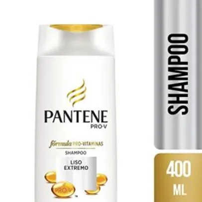 Shampoo Pantene Liso Extremo, 400ml - R$ 14,04